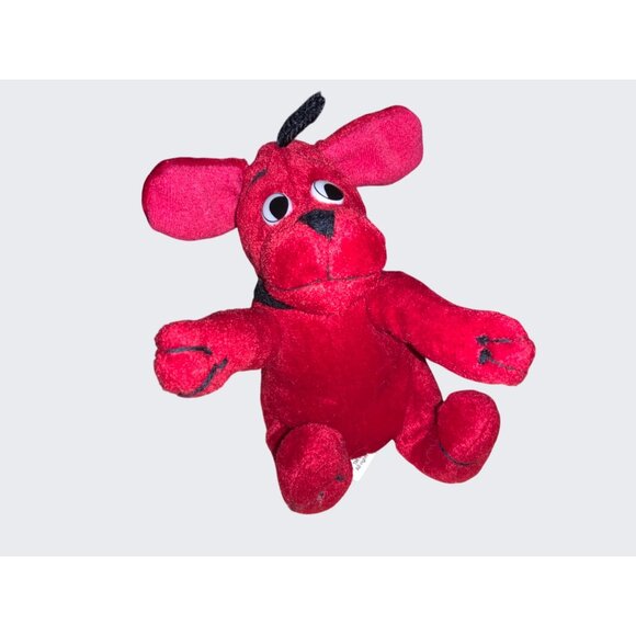 Clifford Big Red Dog Plush Bendable 6” Stuffed Animal Beanie- Scholastic - Picture 9 of 9
